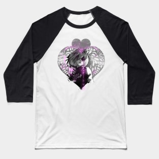 Nier Automata 2B neon love Baseball T-Shirt